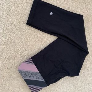 Lululemon reversable crop leggings